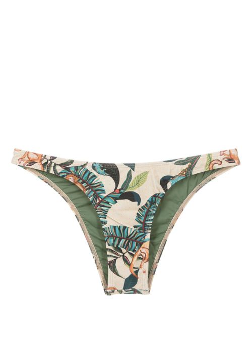 Nikita graphic-print bikini bottoms - Neutrals