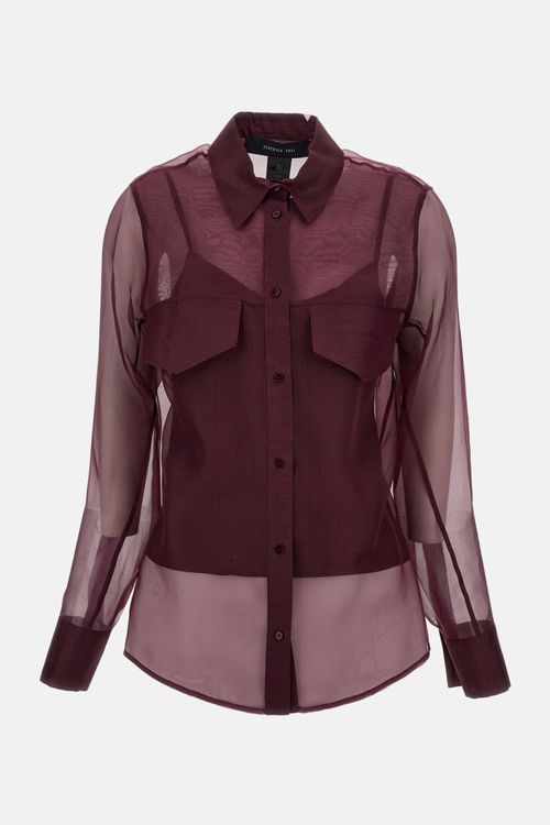 Red Silk Shirt