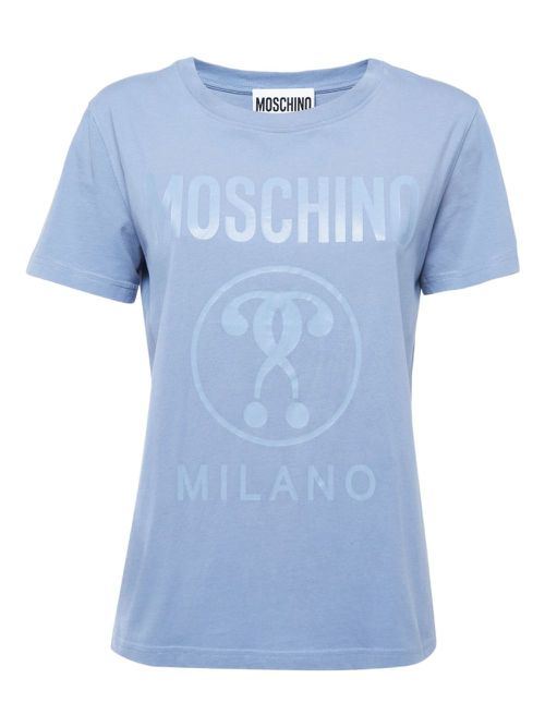 Logo-print T-shirt - Blue