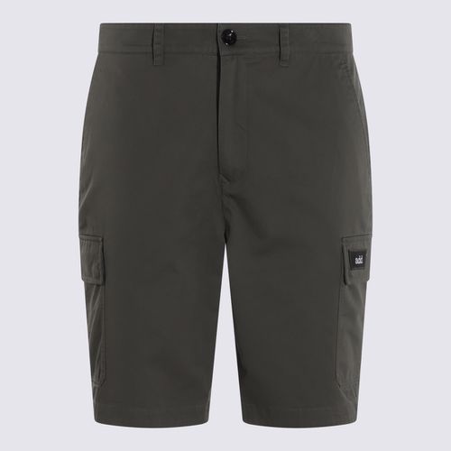 Dark Green Cotton Shorts