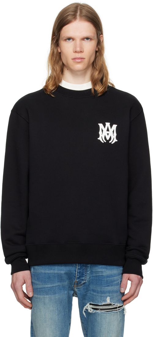 AMIRI☆ミュージックレコードクルーネックスウェットシャツ 長袖