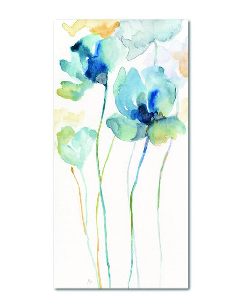 Wildflower Blues Ii Canvas Wall Art