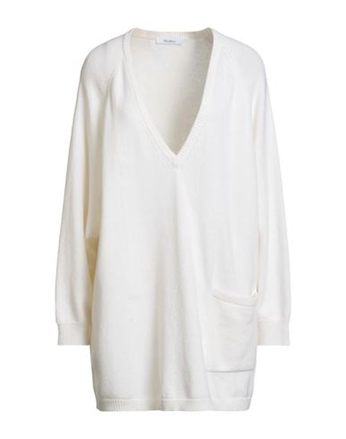 Woman Sweater Ivory Size S Wool, Cashmere
