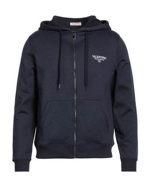 Man Sweatshirt Midnight blue Size M Cotton, Polyamide