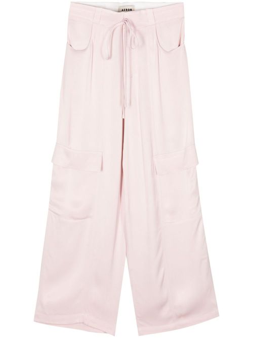 Opal wide-leg cargo trousers - Pink