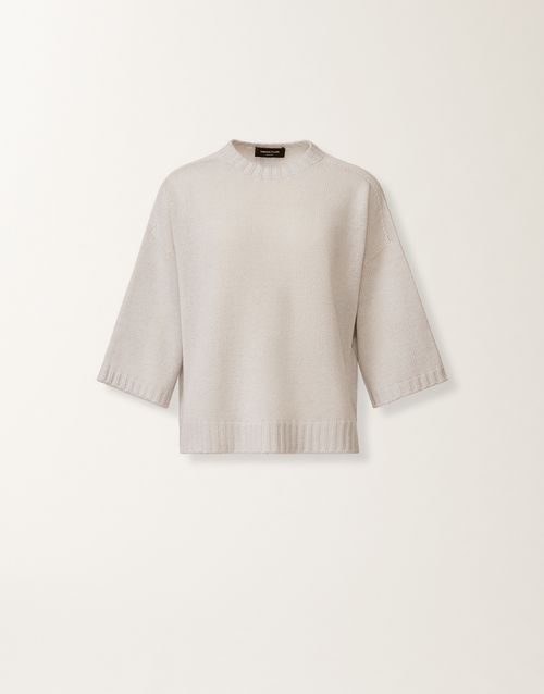 Platinum T-shirt with lurex, rain
