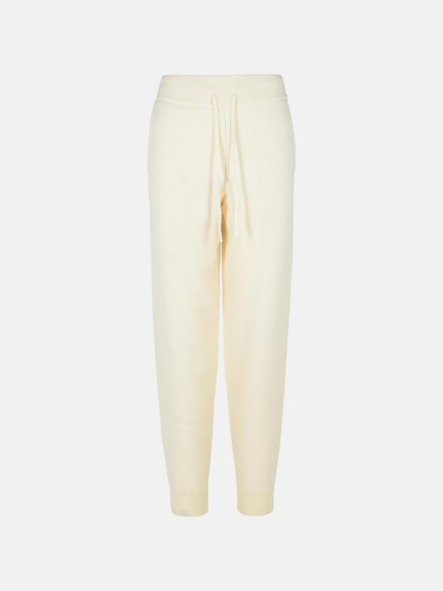 'Hespero' Ivory Cashmere Trousers