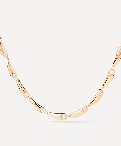 18ct Gold-Plated Caramelle Necklace Luxury Gift