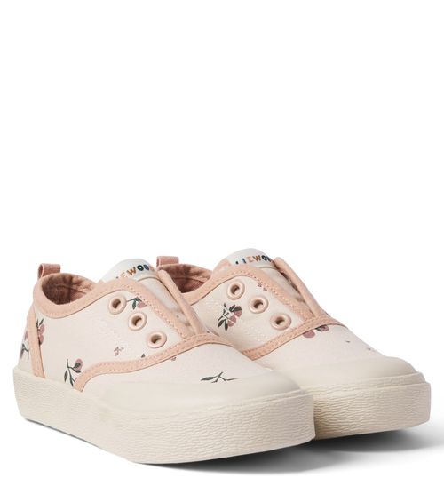 Danilo floral canvas slip-on shoes