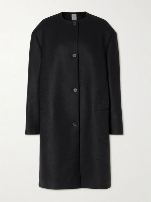 Cora Wool And Cashmere-blend Coat - Black