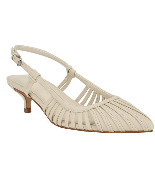 Women's Movella Pointy Toe Slingback Dress Pumps - Ivory
