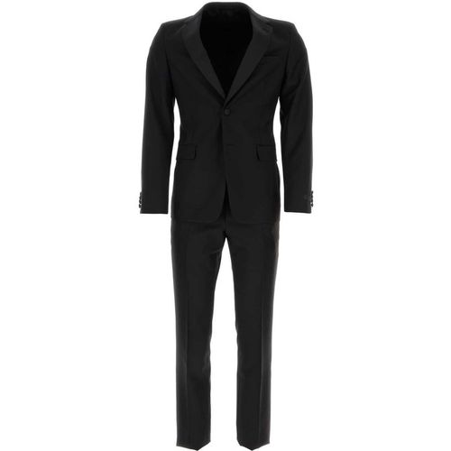 Prada Black Wool Blend Tuxedo