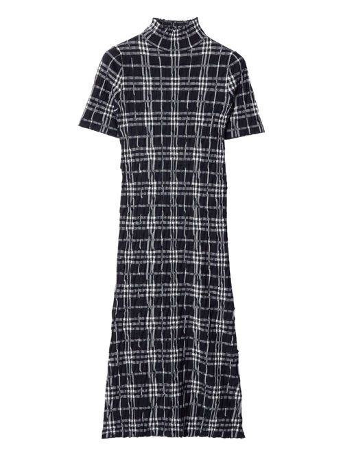 Burberry check-print dress - Blue