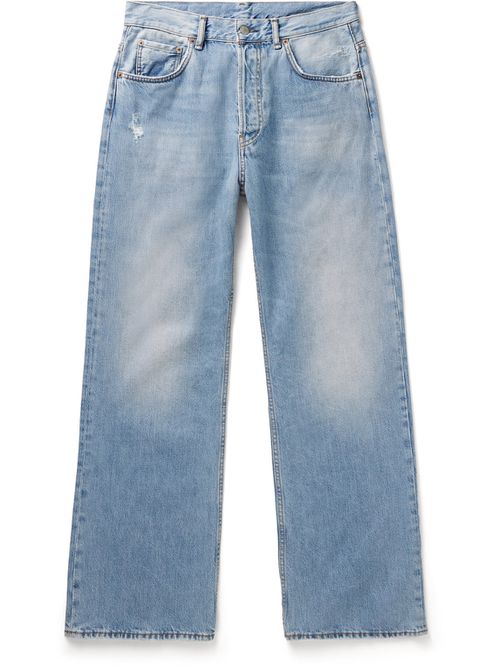 2021M Flared Distressed Jeans