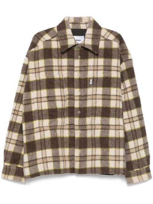 Checked jacket - Brown