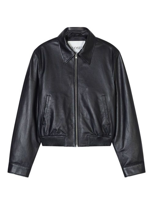 Cropped jacket - Black