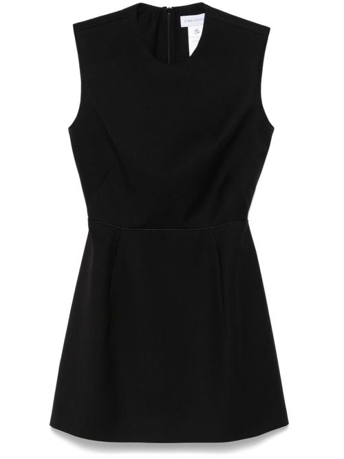 Flared mini dress - Black