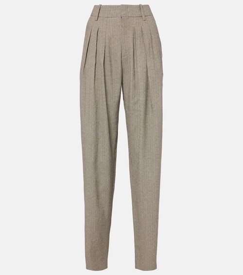Iwena cotton-blend tapered pants
