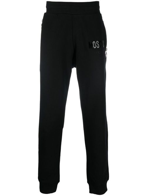 Slim-cut track pants - Black