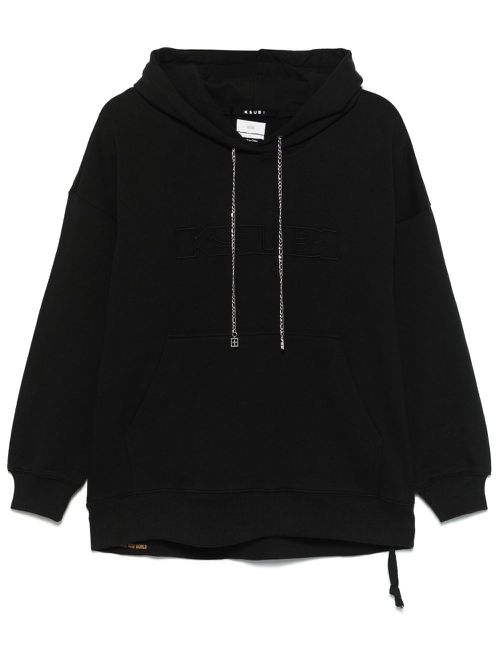 수비 여성 Unchained Oh G hoodie - Black WFA24FL002