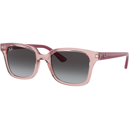 Ray - Ban Kid Ray - Ban RJ9071S 70678G Sunglasses Injected Pink Grey Squared Normal Shaded