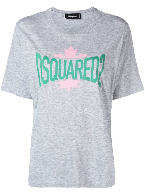 Logo-print T-shirt - Grey