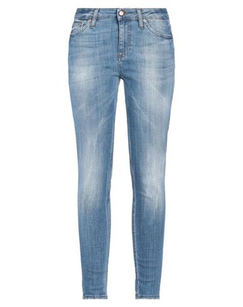 Woman Jeans Blue Size 29 Cotton, Elastane