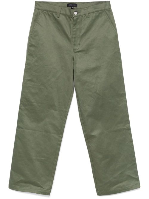 Straight trousers - Green