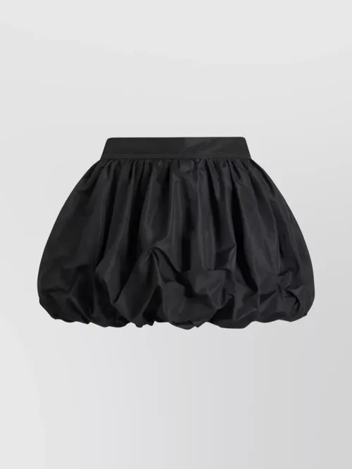Patou - voluminous gathered mini skirt