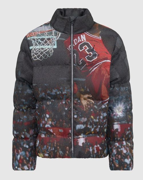Men's X A Ma Maniere All Over Print Puffer Jacquard Down Fill Jacket