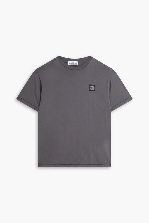 Cotton-jersey T-shirt - Gray - S