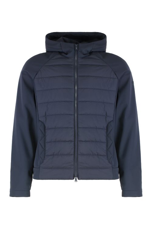 Technical Fabric Hooded Jacket