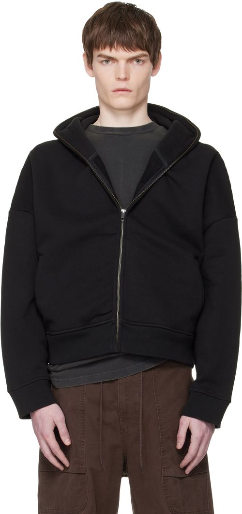 Black Eternal Zip Hoodie