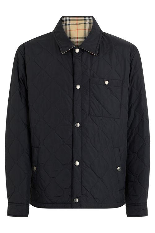 Dark Navy Quilted Jacket