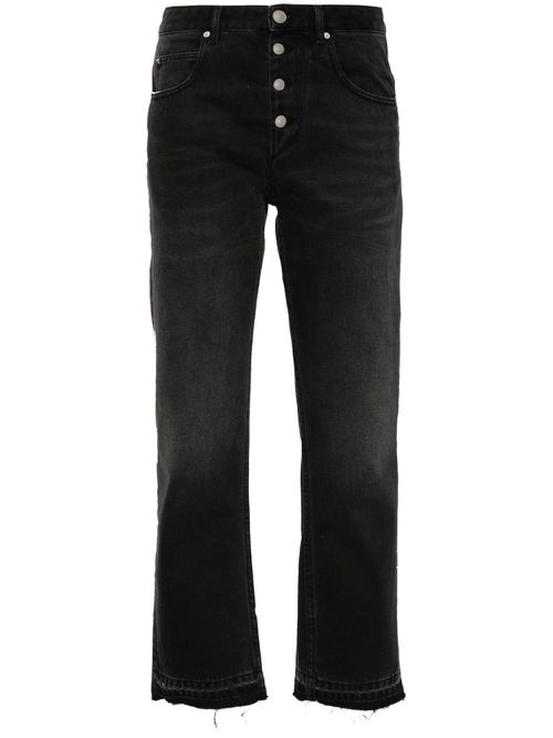 Jemina raw-edge jeans - Black