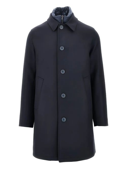 Single-Breasted Padded Coat