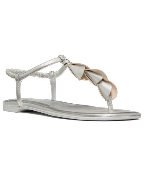 Women's Lily Thong Flat Sandals - Silver