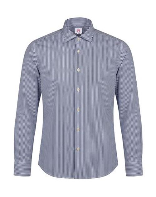 Man Shirt Navy Size 17 ½ Cotton