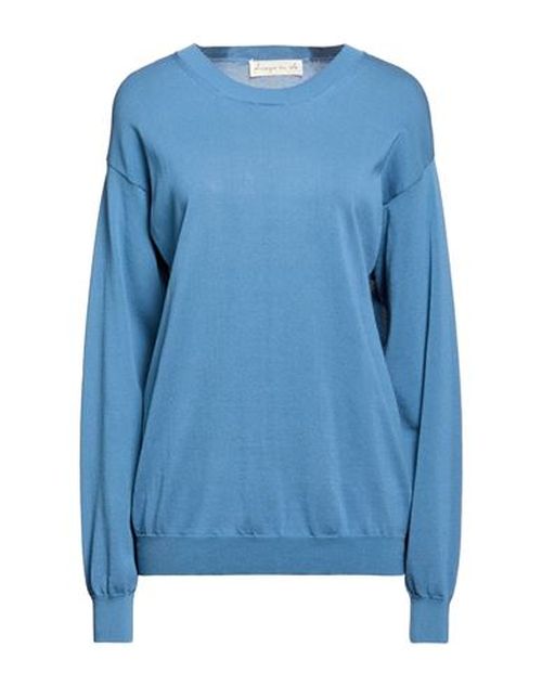 Woman Sweater Slate blue Size 0 Cotton