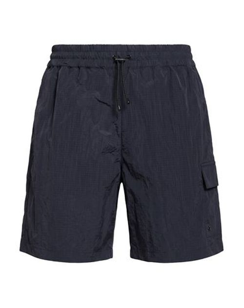 Man Shorts & Bermuda Shorts Navy Size L Nylon