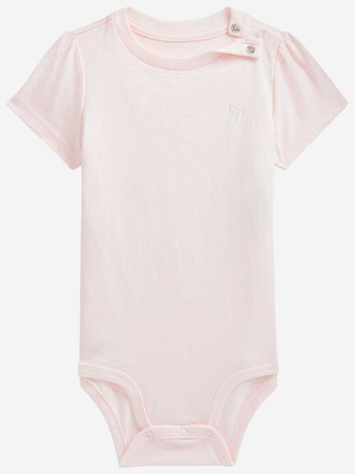 Cotton Bodysuit — Pink