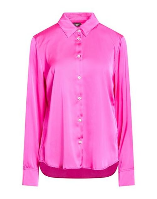 Woman Shirt Fuchsia Size 8 Polyester, Elastane