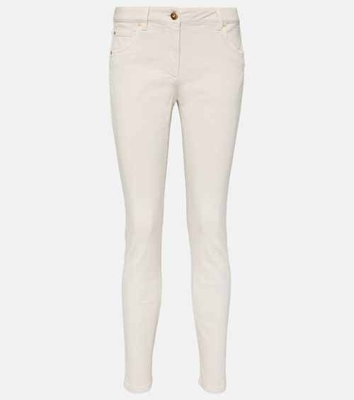 Mid-rise slim jeans