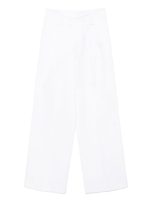 Dice Kayek cotton trousers - White