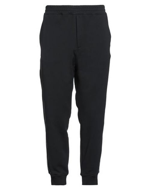 Man Pants Black Size L Cotton, Polyester