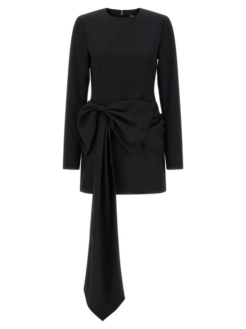 Maxi Bow Dress — Black