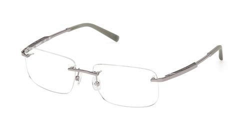 Timberland TB50075 010 Men's Eyeglasses Silver Size 55 (Frame Only) - Blue Light Block Available