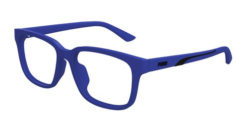 Puma PU0476OA Asian Fit 003 Men's Eyeglasses Blue 54 - Blue Light Block Available