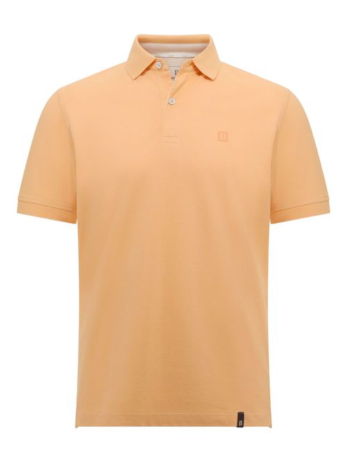 Boggi Milano Cotton Piqué Polo Shirt - Orange