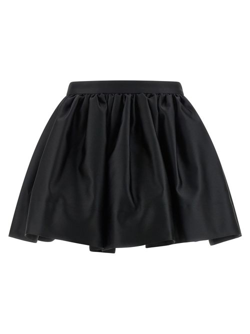Black Satin Skirt